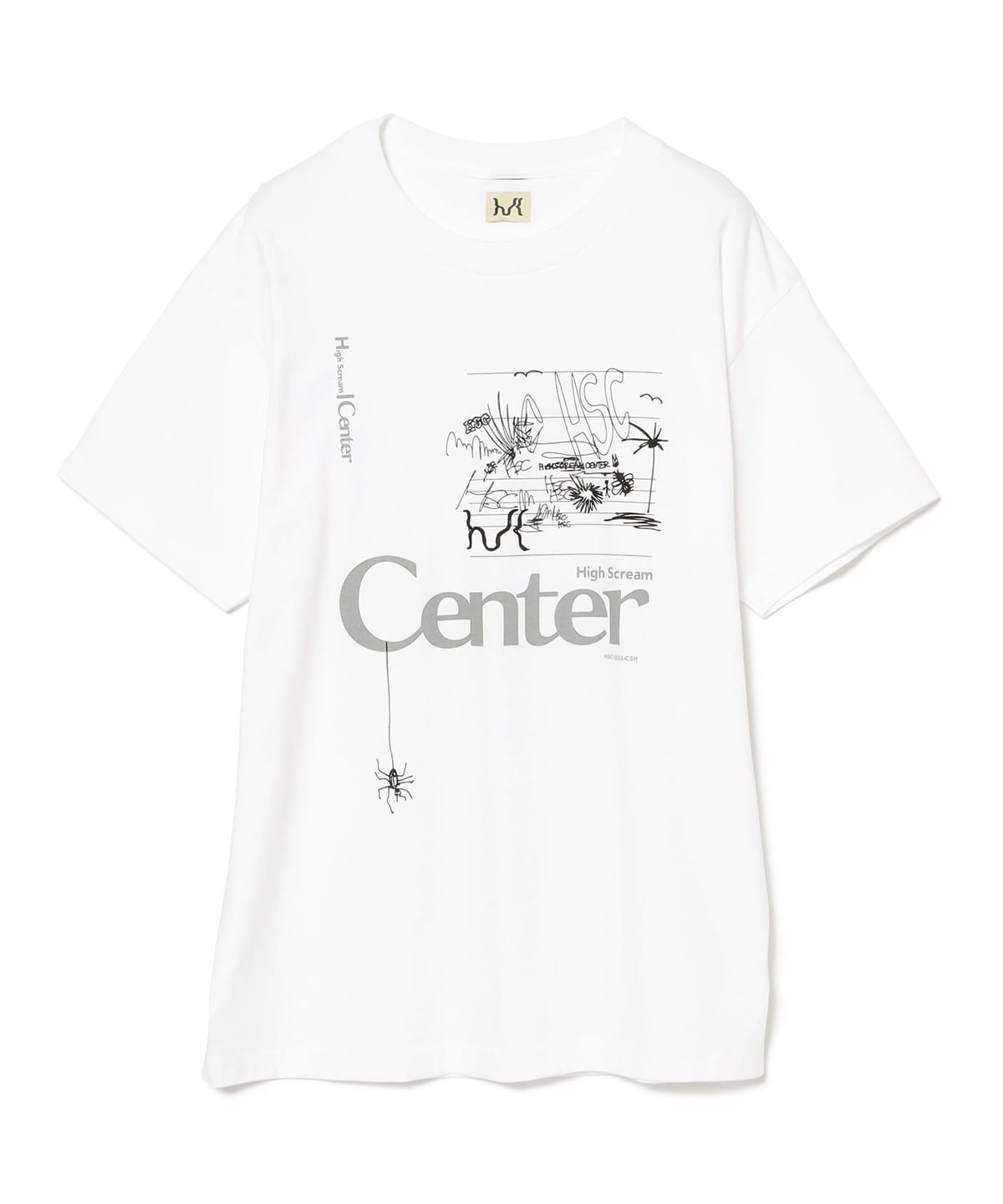 High Scream Center / CENTER TEE Tシャツ・カットソー MEN WHITE L High Scream Center / CENTER TEE Tシャツ・カットソー MEN WHITE L