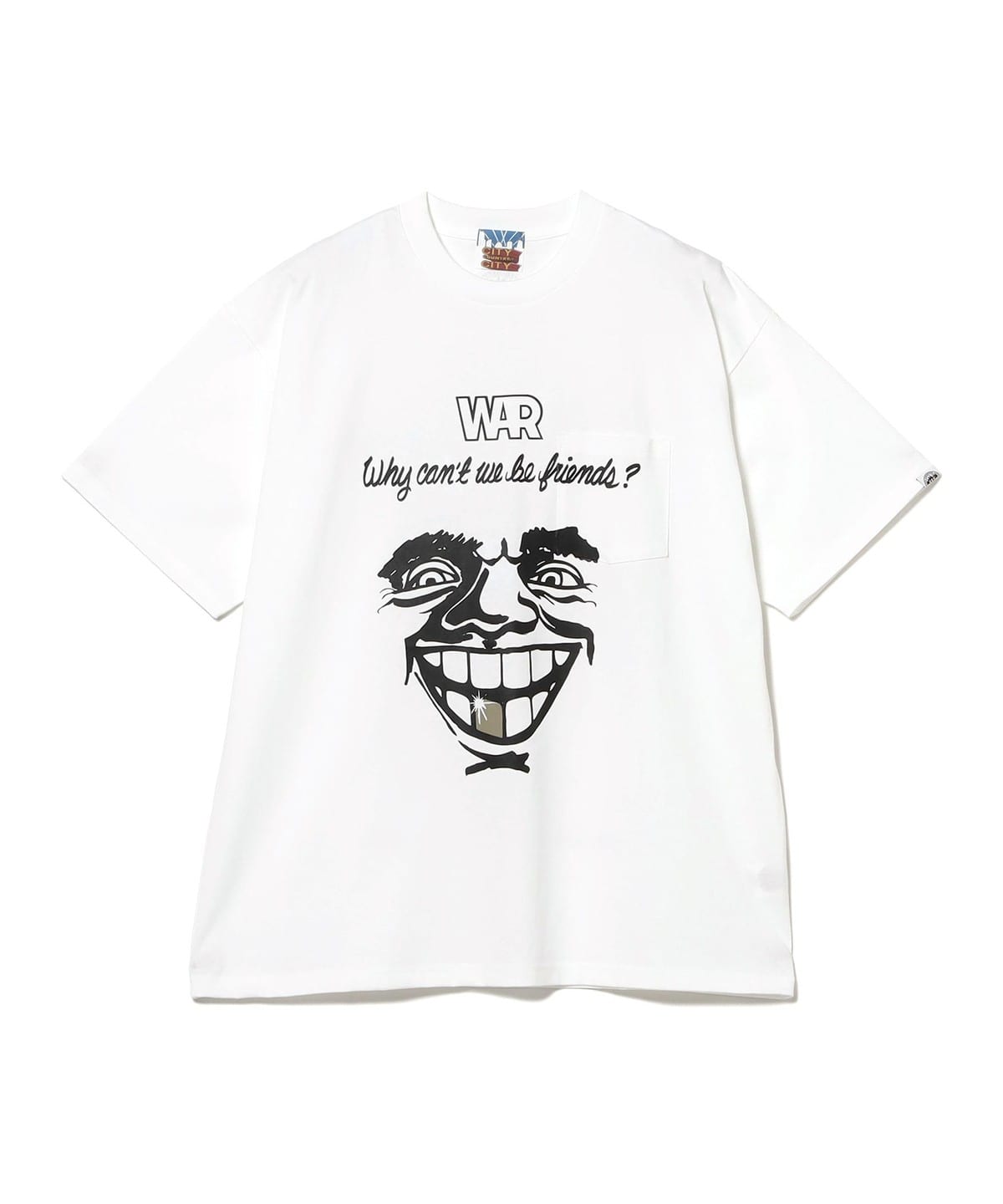 CITY COUNTRY CITY シティー カントリー シティー x WAR / COTTON POCKET T-SHIRT Tシャツ・カットソー MEN WHITE M CITY COUNTRY CITY シティー カントリー シティー x WAR / COTTON POCKET T-SHIRT Tシャツ・カットソー MEN WHITE M