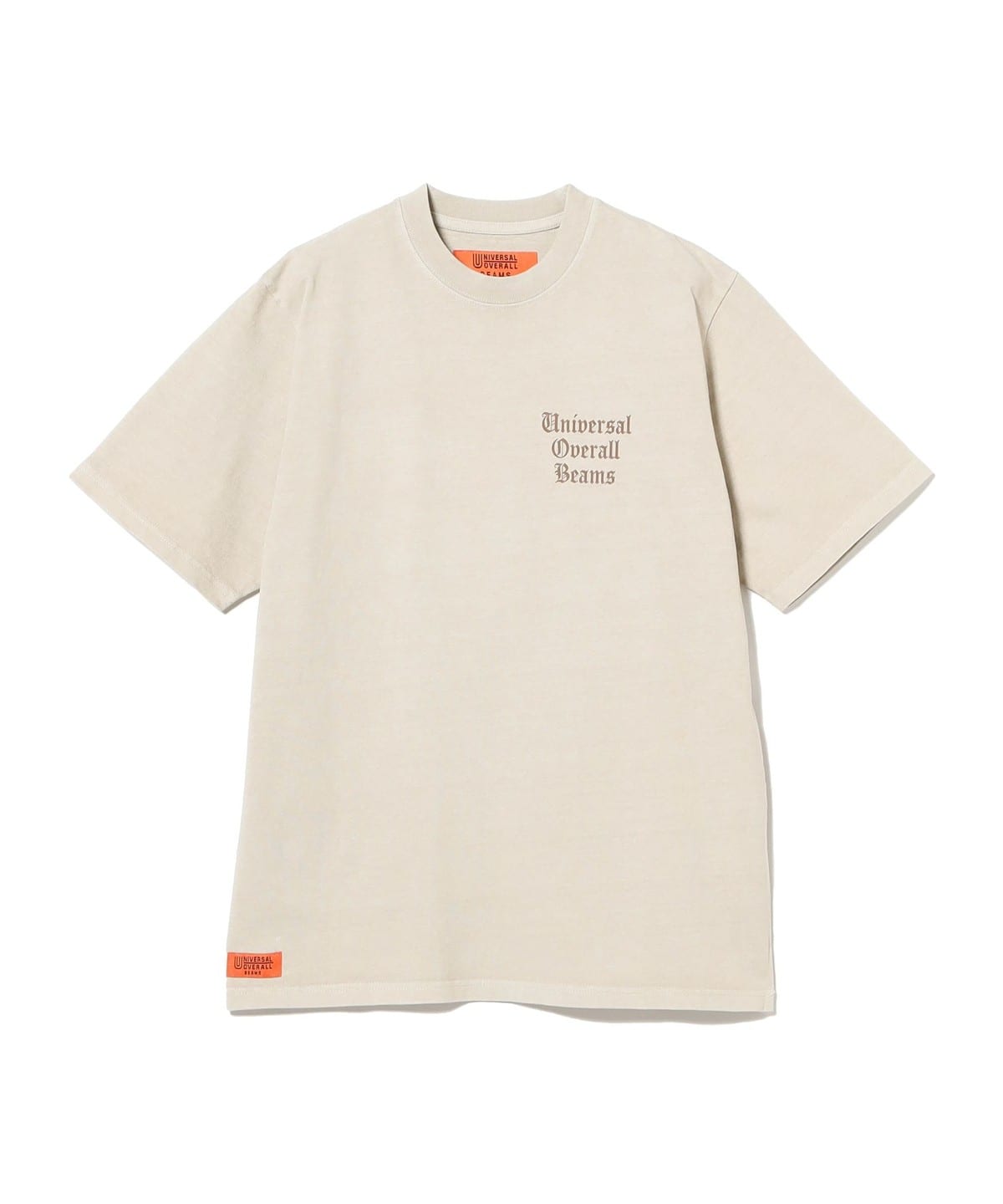【別注】UNIVERSAL OVERALL ユニバーサルオーバーオール / ピグメントダイ Tシャツ Tシャツ・カットソー MEN BEIGE L 【別注】UNIVERSAL OVERALL ユニバーサルオーバーオール / ピグメントダイ Tシャツ Tシャツ・カットソー MEN BEIGE L