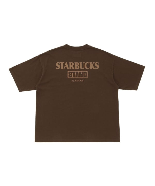 STARBUCKS STAND by BEAMS LOGO S/S Tシャツ オンラインストア販売]STARBUCKS STAND by BEAMS LOGO S/S T