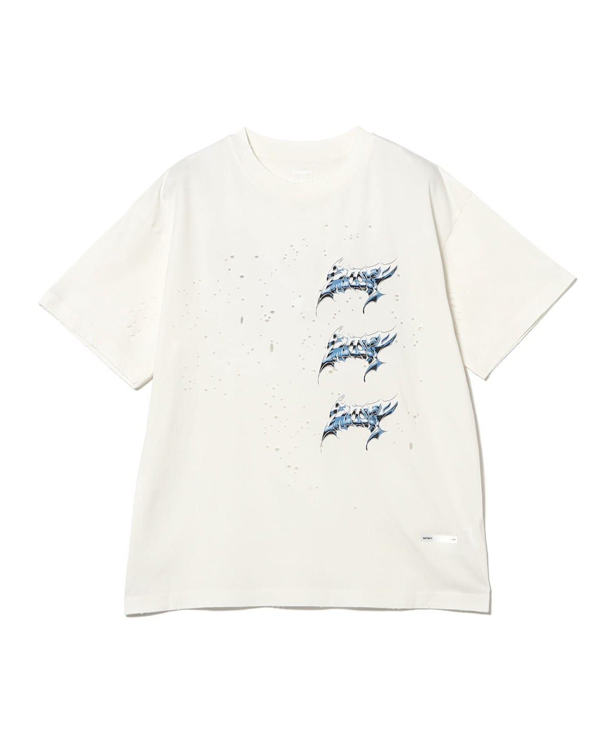 SATISFY サティスファイ / MothTech T Shirt Tシャツ・カットソー MEN Off-White M SATISFY サティスファイ / MothTech T Shirt Tシャツ・カットソー MEN Off-White M