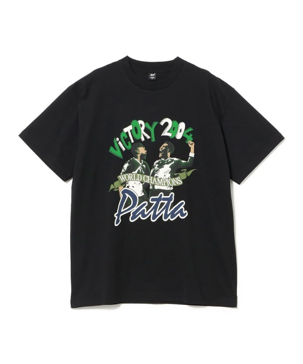 新品未使用 Patta パタ フットボールシャツ 黒 BEAMS XL BEAMS（ビームス）PATTA / Victory T-Shirt（Tシャツ・カットソー