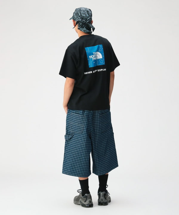 【8月6日降价】THE NORTH FACE /短袖后背方形Traverse Logo T恤 模特：179cm 尺码：L