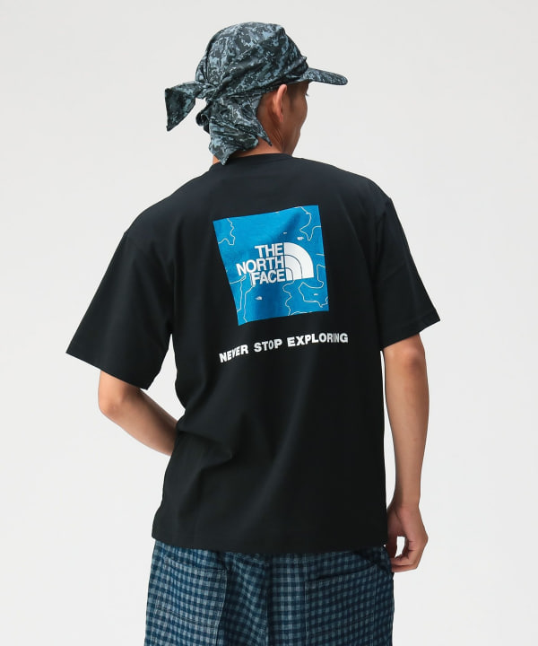 【8月6日降价】THE NORTH FACE /短袖后背方形Traverse Logo T恤 模特：179cm 尺码：L