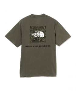 THE NORTH FACE / S/S Back Square Traverse Logo Tee
