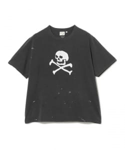 orSlow / Vintage Fade Skull Print T-Shirt