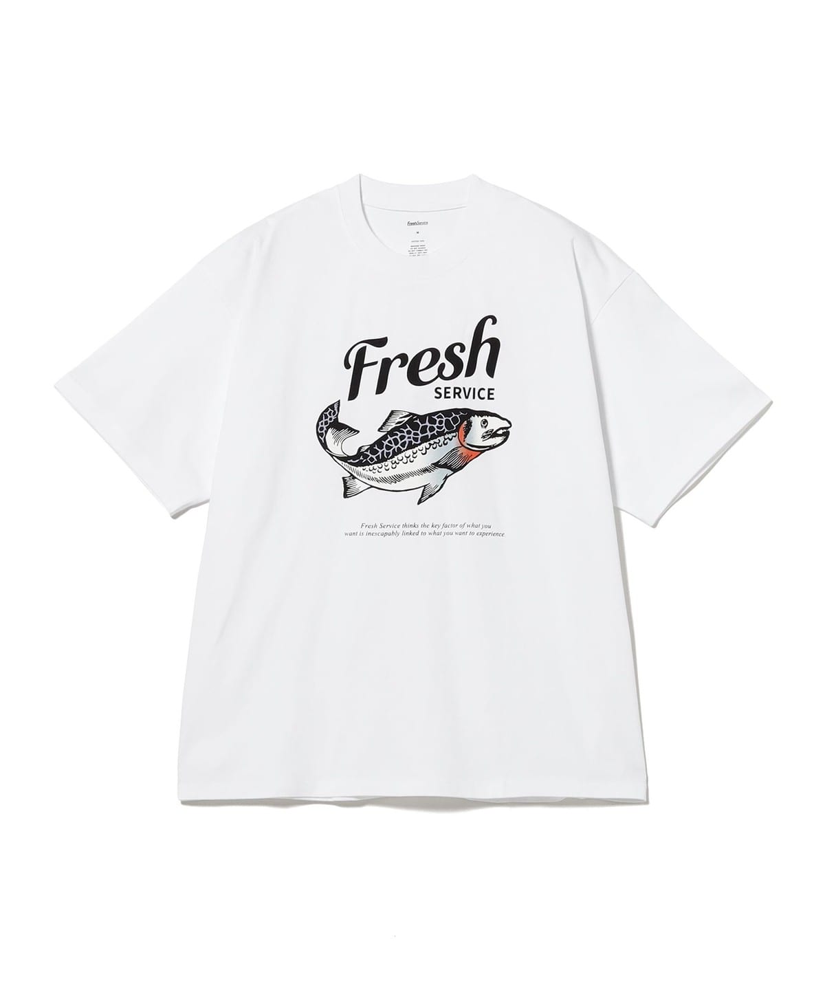 BEAMS BEAMS / CORPORATE PRINTED S/S FreshService “FISH” (T-shirt