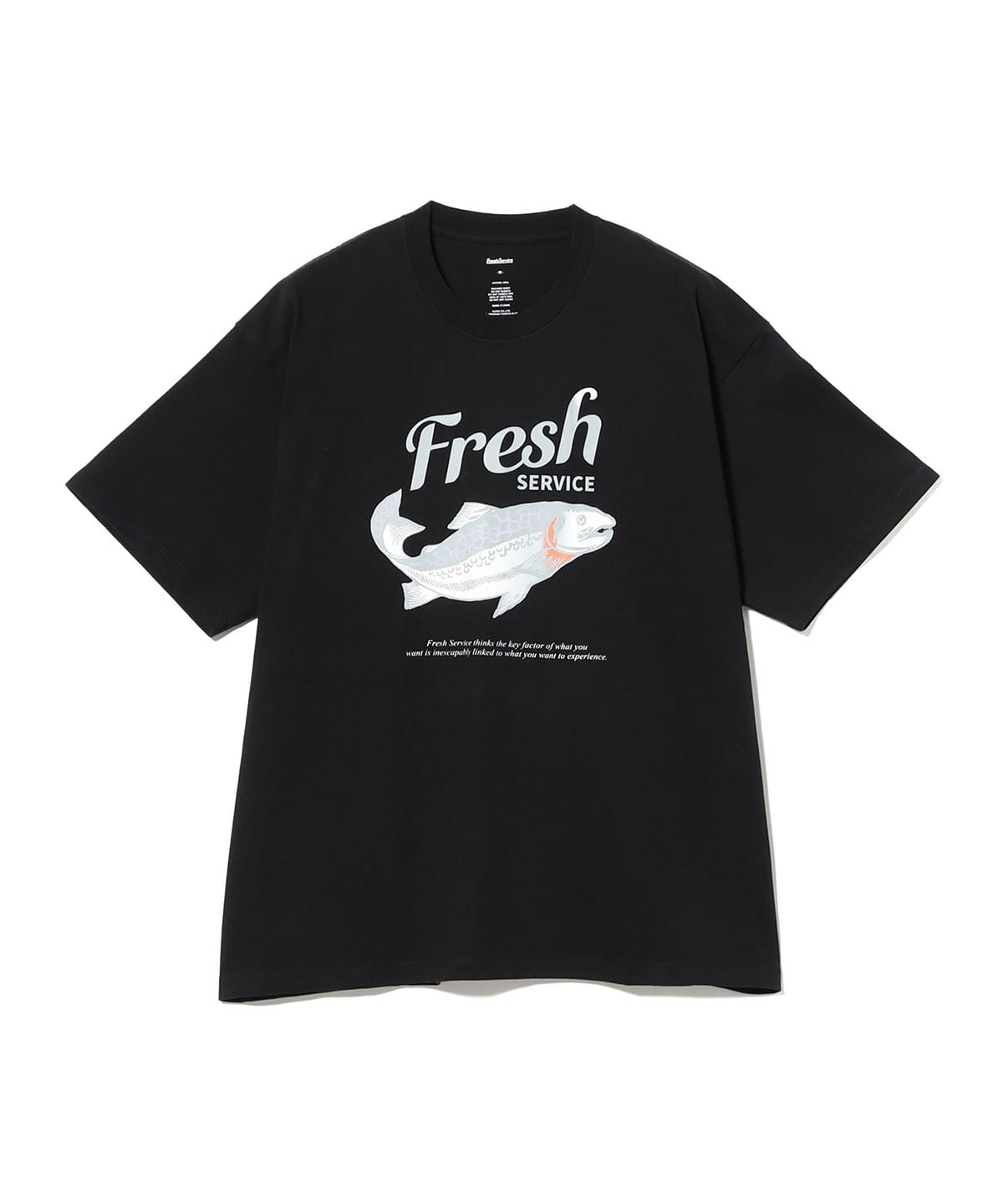 BEAMS BEAMS / CORPORATE PRINTED S/S FreshService “FISH” (T-shirt