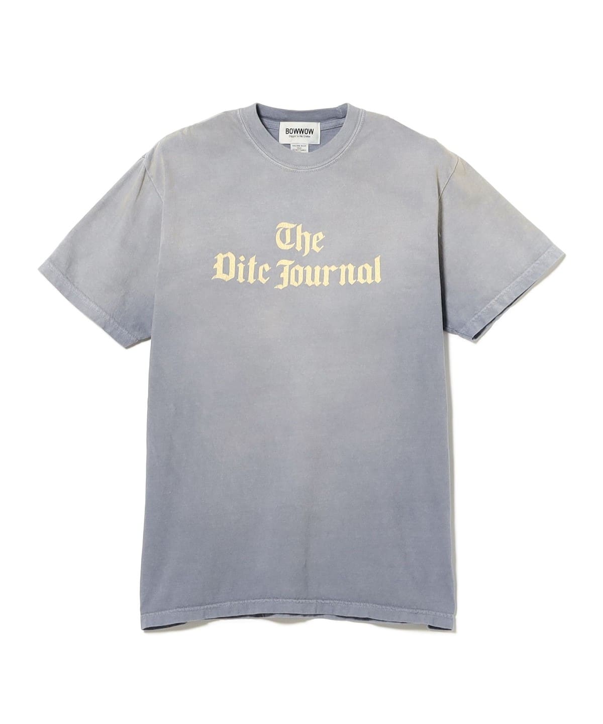 BEAMS（ビームス）BOW WOW / THE DITC JOURNAL TEE AGED（Tシャツ 