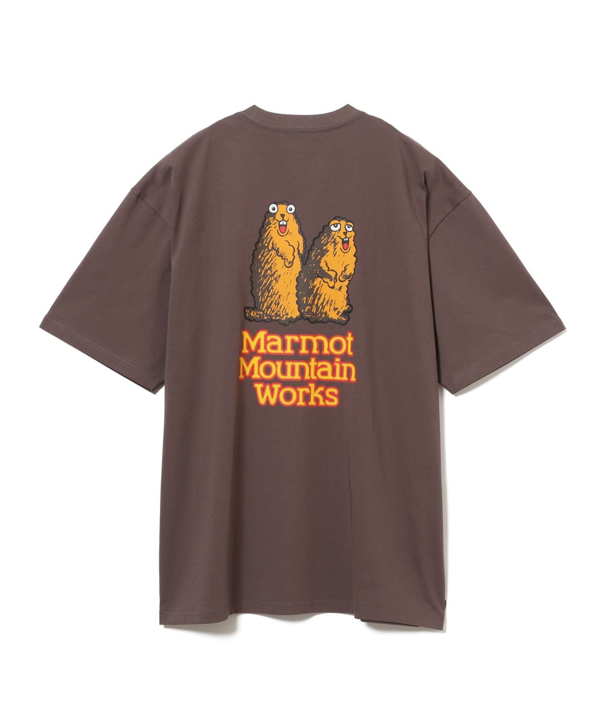�y�ʒ��zMarmot �}�[���b�g / Animal T-shirt 26SS T�V���c�E�J�b�g�\�[ MEN BROWN L