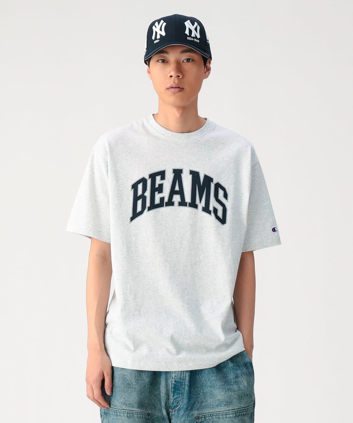 BEAMS（ビームス）【別注】Champion / BEAMS Logo T-shirt（Tシャツ
