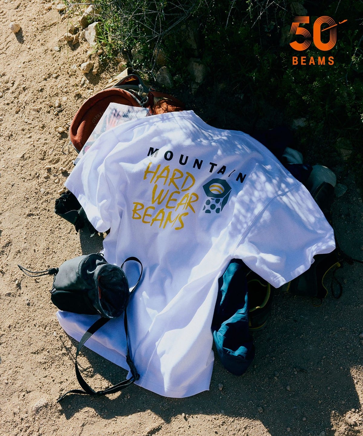 BEAMS (BEAMS) [Special order] MOUNTAIN HARDWEAR / BEAMS Logo Tee