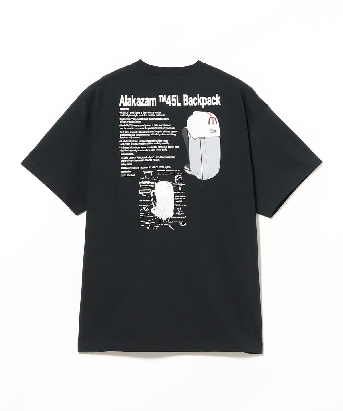 パラマウント・ピクチャーズ 90周年記念 Tシャツ Mサイズ 非売品 入手困難 BEAMS（ビームス）【別注】MOUNTAIN HARDWEAR / Alakazam Backpack Tee