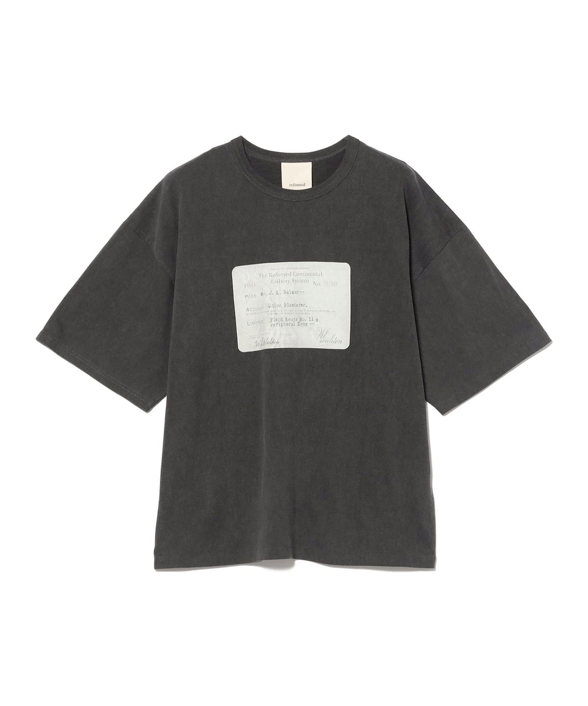BEAMS（ビームス）refomed / RAILWAY TICKET TEE（Tシャツ・カットソー