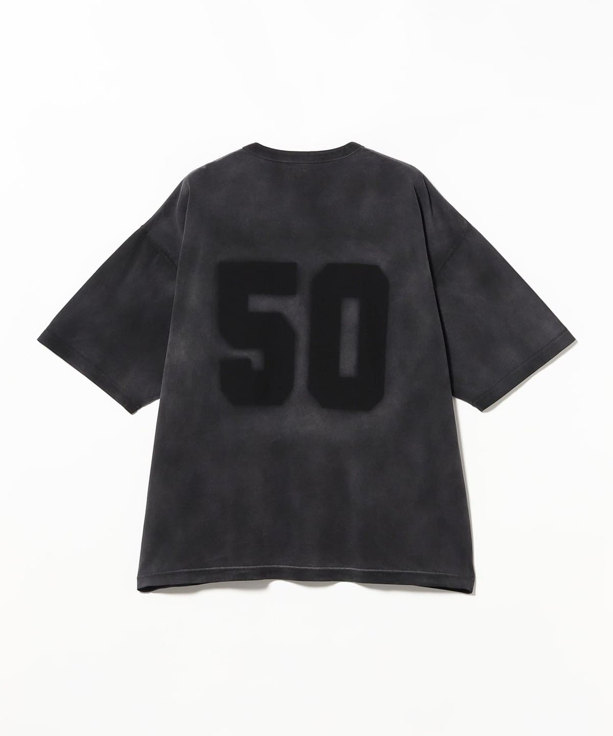 BEAMS（ビームス）フェード ナンバリング Tシャツ【ワイドショート 