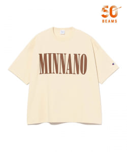 【別注】Champion by MIN-NANO / ロゴ Tシャツ