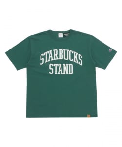 【ショップ限定商品】STARBUCKS STAND by BEAMS × Champion / ヘビーウェイトTシャツ