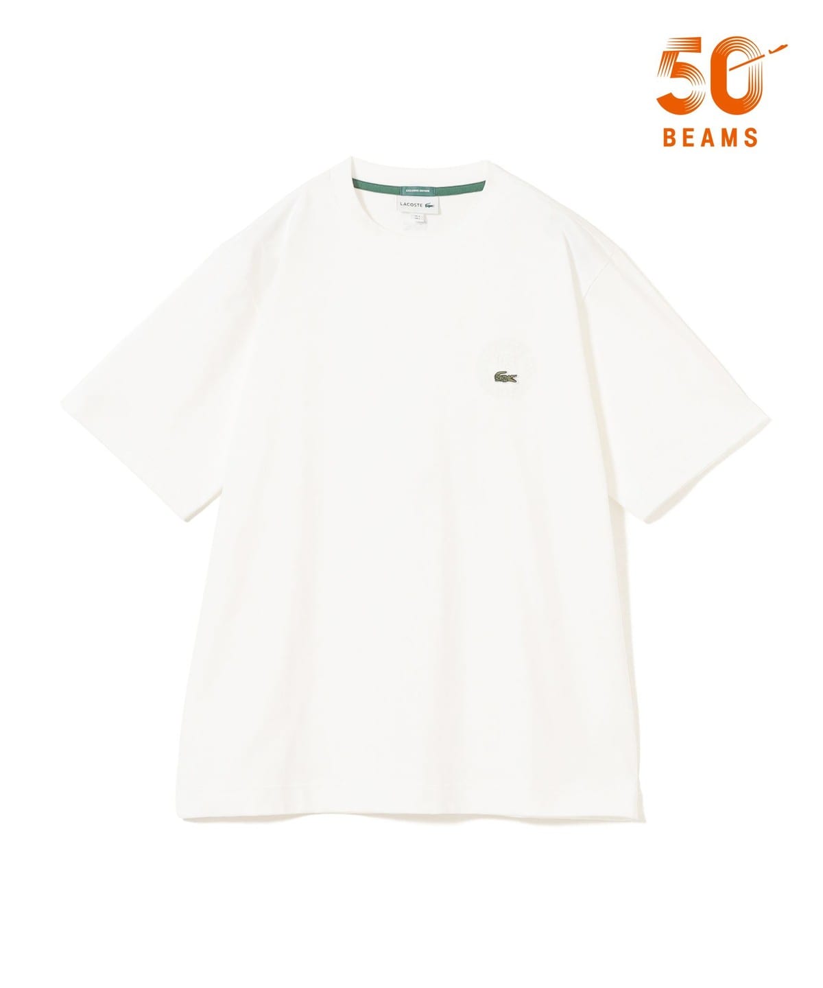 BEAMS（ビームス）【別注】LACOSTE / バッジ Tシャツ（Tシャツ