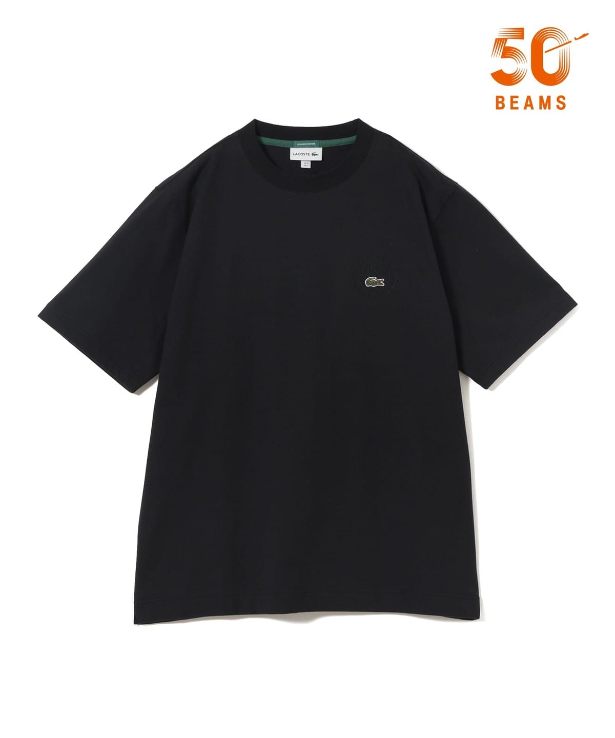 BEAMS（BEAMS）[別注] LACOSTE / 徽章T卹（T卹，裁剪縫製T卹）線上商店