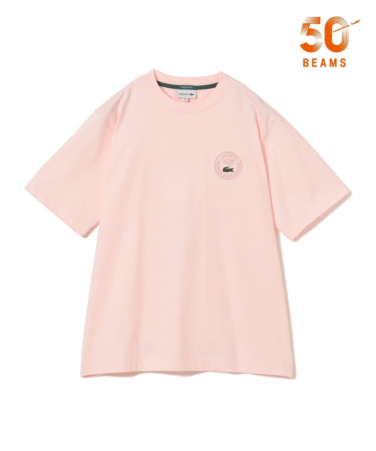 BEAMS（ビームス）【別注】LACOSTE / バッジ Tシャツ（Tシャツ 