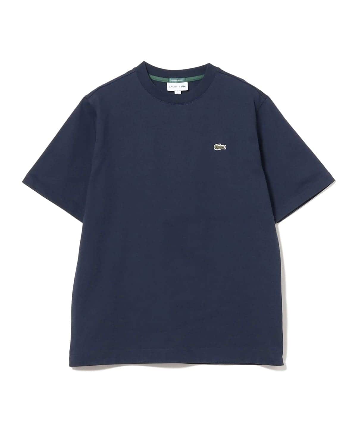 【新品タグ付】LACOSTE × BEAMS 別注 ロゴ Tシャツ ブルー 4 BEAMS（ビームス）【タイムセール】【別注】LACOSTE / ロゴ Tシャツ（T