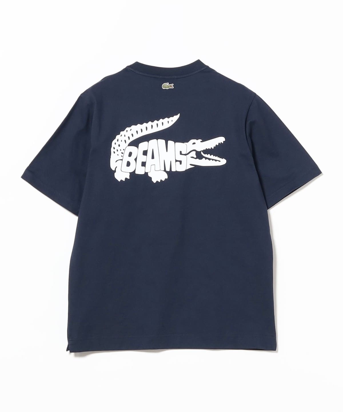 新品　タグ付き　ビームス別注　ラコステTシャツ バックプリント　ワンポイント BEAMS（ビームス）【別注】LACOSTE / ロゴ Tシャツ（Tシャツ