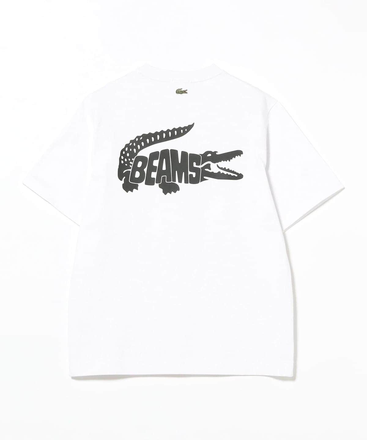 BEAMS（ビームス）【別注】LACOSTE / ロゴ Tシャツ（Tシャツ