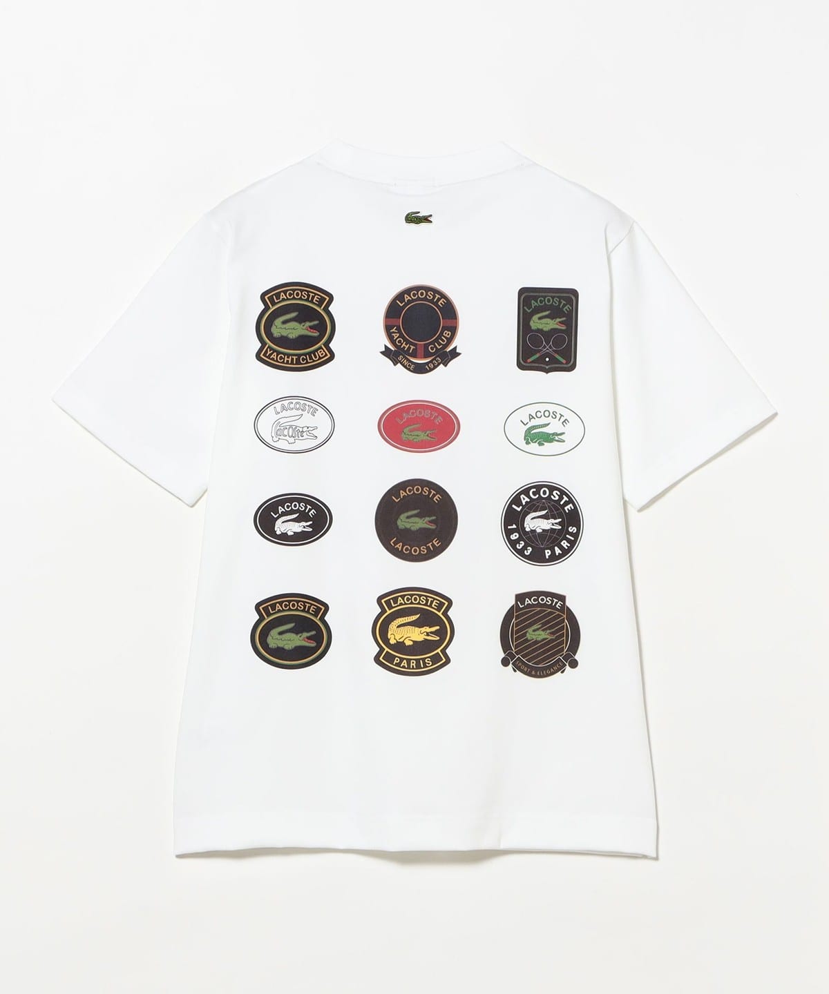 BEAMS（ビームス）【別注】LACOSTE / アーカイブバッジ Tシャツ（T