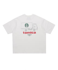 【ショップ限定商品】STARBUCKS STAND by BEAMS × トミカ / Print T-shirt②