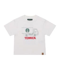 【ショップ限定商品】STARBUCKS STAND by BEAMS × トミカ / Print T-shirt KIDS①