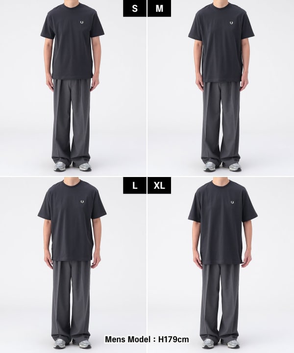 BEAMS（ビームス）【別注】FRED PERRY / ロゴ Tシャツ（Tシャツ