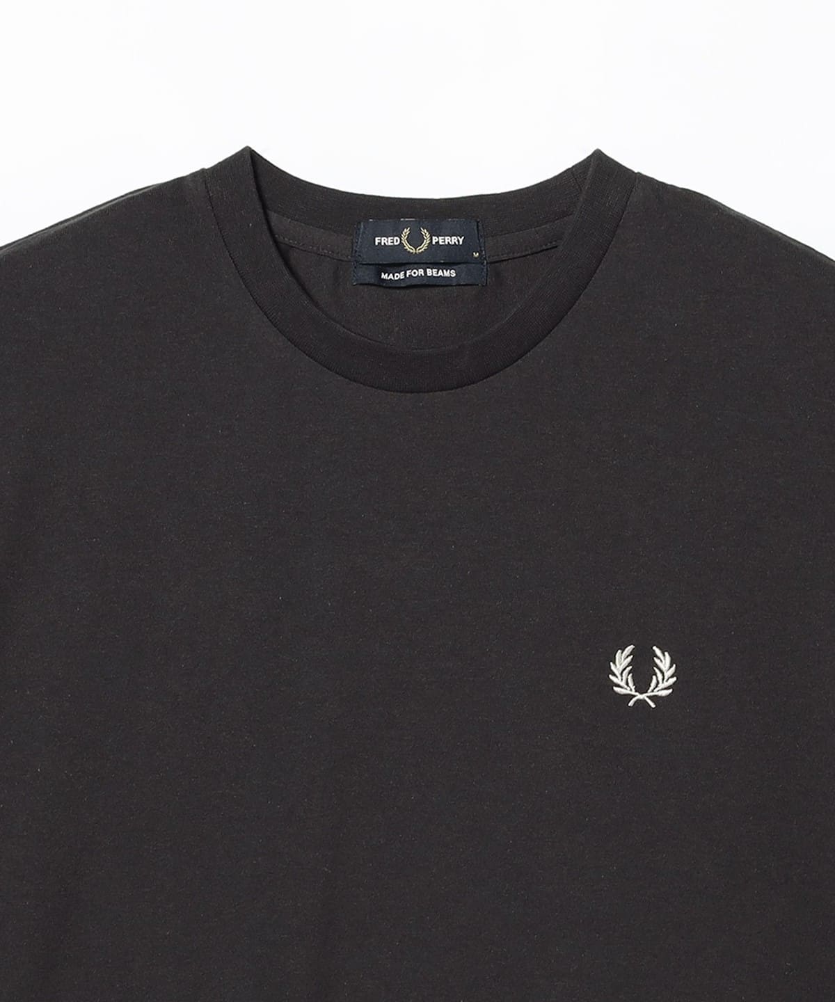 【 EDIFICE別注】FRED PERRY ロゴＴ　Sサイズ　ブラック BEAMS（ビームス）【別注】FRED PERRY / ロゴ Tシャツ（Tシャツ