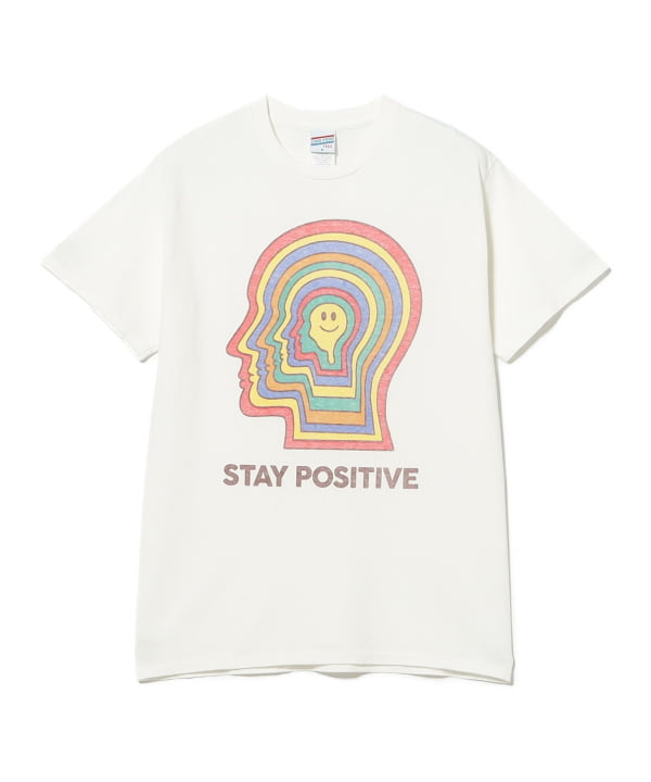 【別注】JUNK FOOD / STAY POSITIVE FLEA MARKET TEE