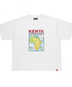 【ショップ限定商品】STARBUCKS STAND by BEAMS / KENYA プリント Tシャツ