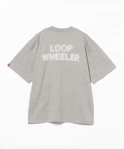 【別注】LOOPWHEELER / ルーズフィット プリント Tシャツ