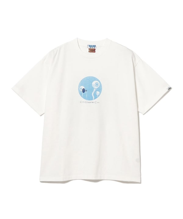 CITY COUNTRY CITY / GARMENT DYE COTTON T-SHIRT_PLOY A