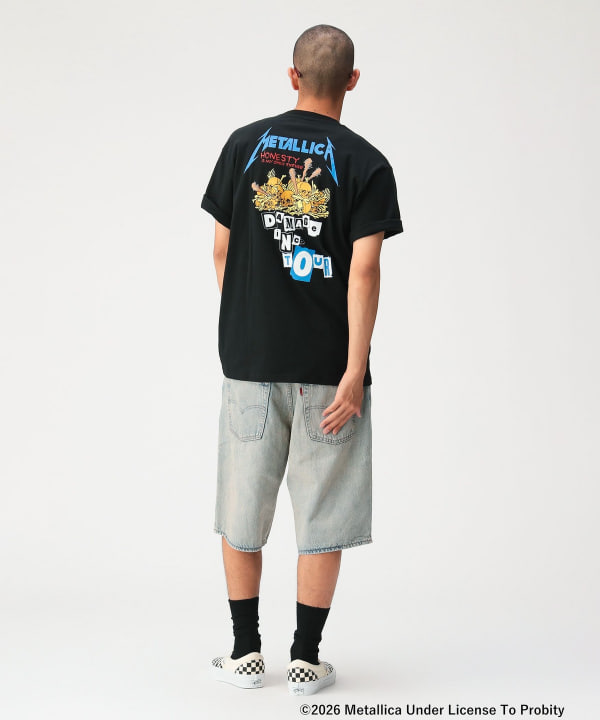 METALLICA / PRINT T-shirt ② Model：179cm Size：L
