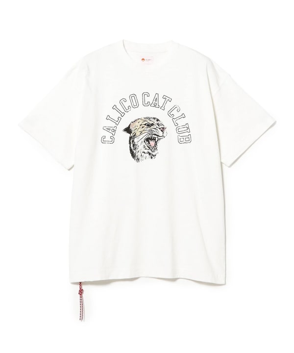 キャット プリント Tシャツ