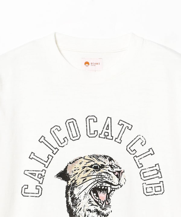 キャット プリント Tシャツ