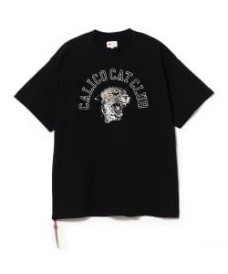 キャット プリント Tシャツ