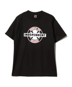 ▲INDEPENDENT × BEAMS / 別注 アイアンクロス プリント Tシャツ