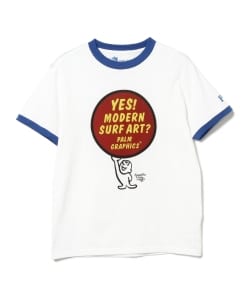 ▲Palm Graphics×BEAMS PLUS / 別注 YES Tシャツ
