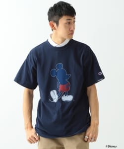 ▲Champion × BEAMS / 別注 プリントTシャツ