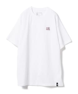 ▲GIRL / ロゴ プリント Tシャツ