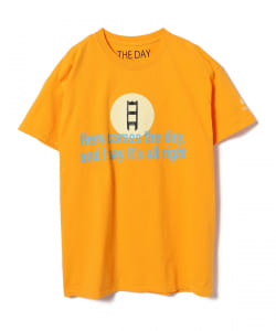▲THE DAY × BEAMS PLUS / 別注 プリント Tシャツ