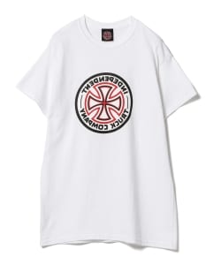▲INDEPENDENT × BEAMS / 別注 リバースクロス Tシャツ