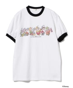 ▲south for F × BEAMS / 別注 Seven Dwarfs プリント Tシャツ