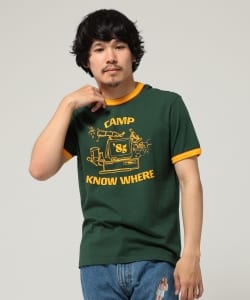 ▲LEVI’S(R) × Stranger Things / CAMP KNOW WHERE RINGER TEE