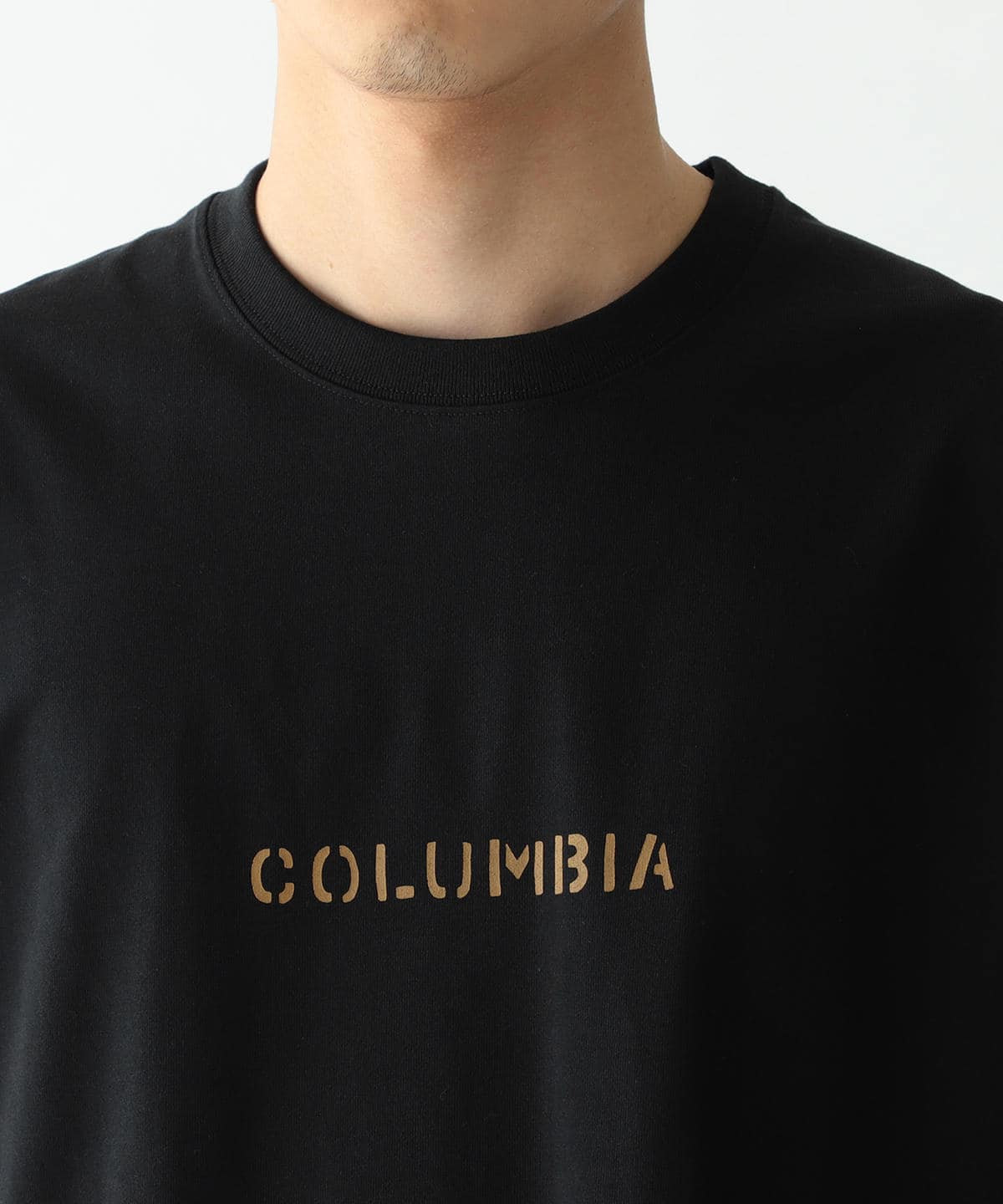 Beams ビームス Columbia Beams 別注 Basic Logo Tシャツ T
