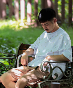 BEAMS / ルーズフィット スプラッシュ ペイント Tシャツ